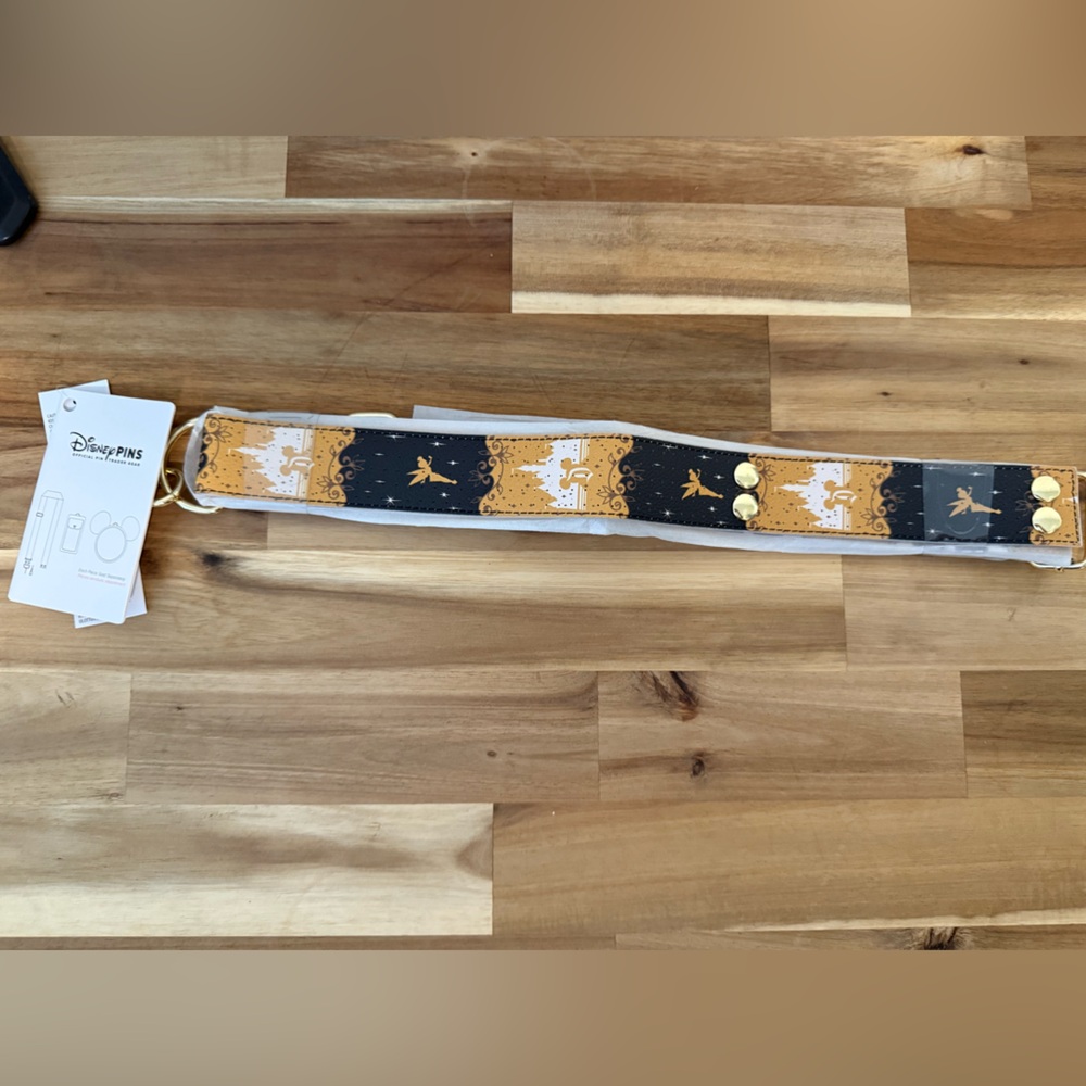 NWT Disneyland Castle Pin Trading Lanyard and Bag Strap - Picture 3 of 5